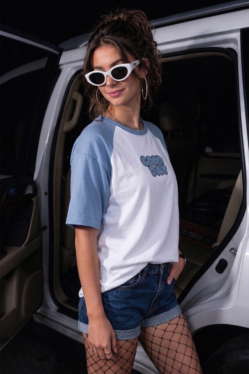 Good Day Dutch Canal Oversized Graphic T-Shirt