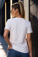 Bellissimo White Printed Regular Fit T-Shirt