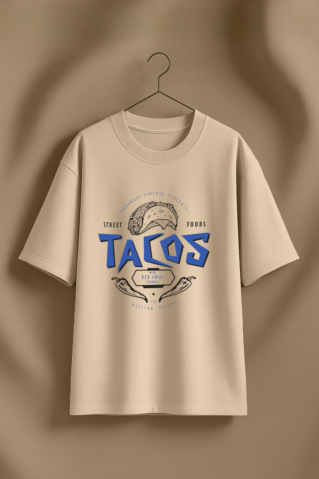 Tacos Swanwhite Oversized Graphic T-Shirt