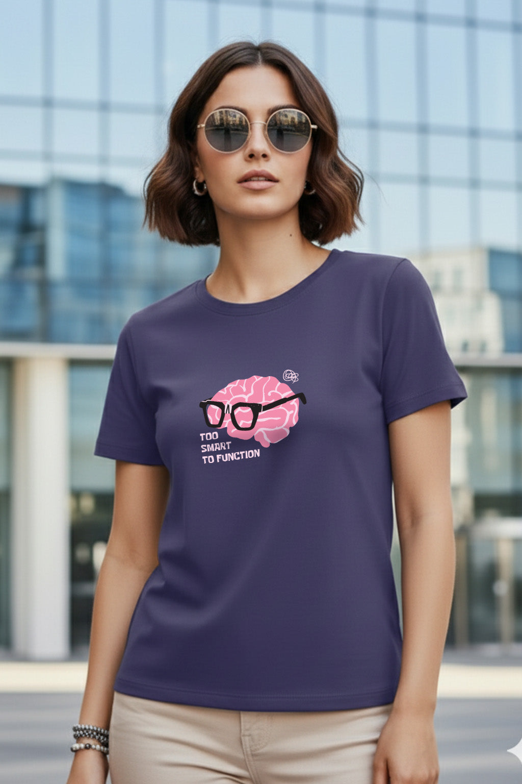 Too Smart Future Dusk Printed Regular Fit T-Shirt