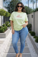 Go Banana Aloewash Plus Size Printed T-shirt