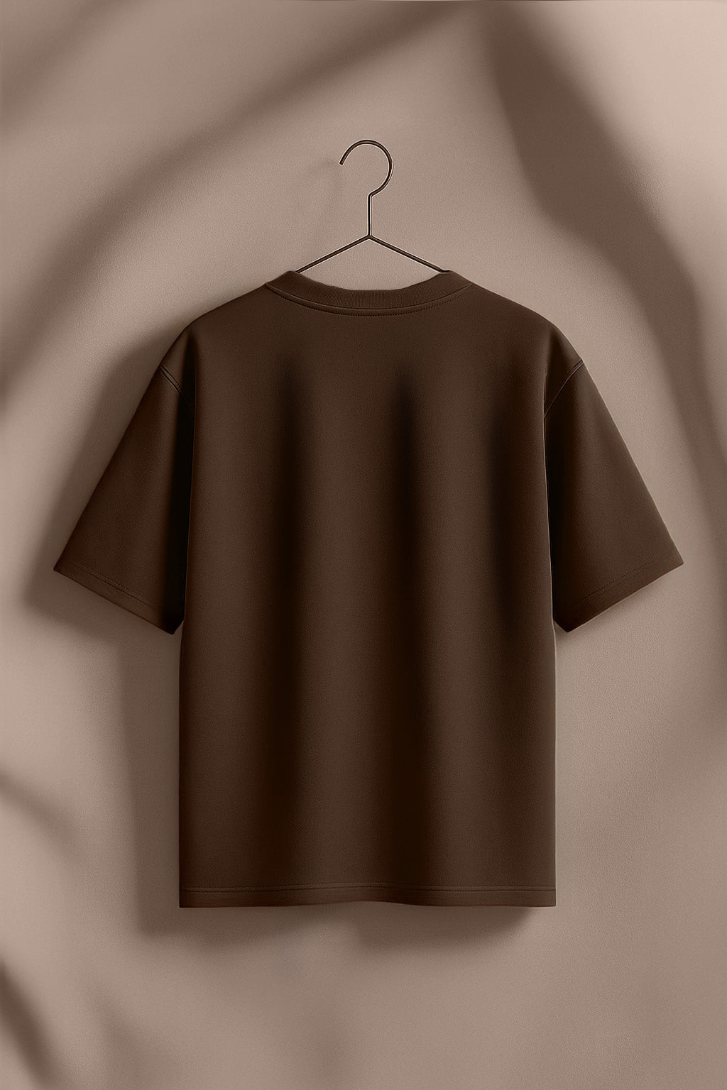 Malibu Beach Brown Printed Regular Fit T-Shirt