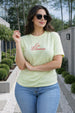 Go Banana Aloewash Plus Size Printed T-shirt