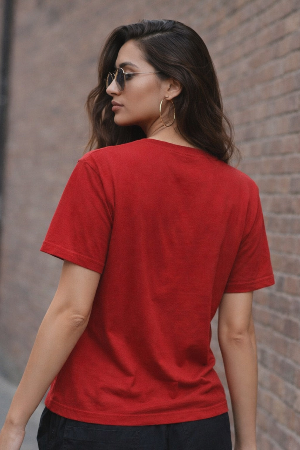 I'm The Perfect Red Printed Regular Fit T-Shirt