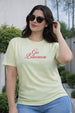 Go Banana Aloewash Plus Size Printed T-shirt