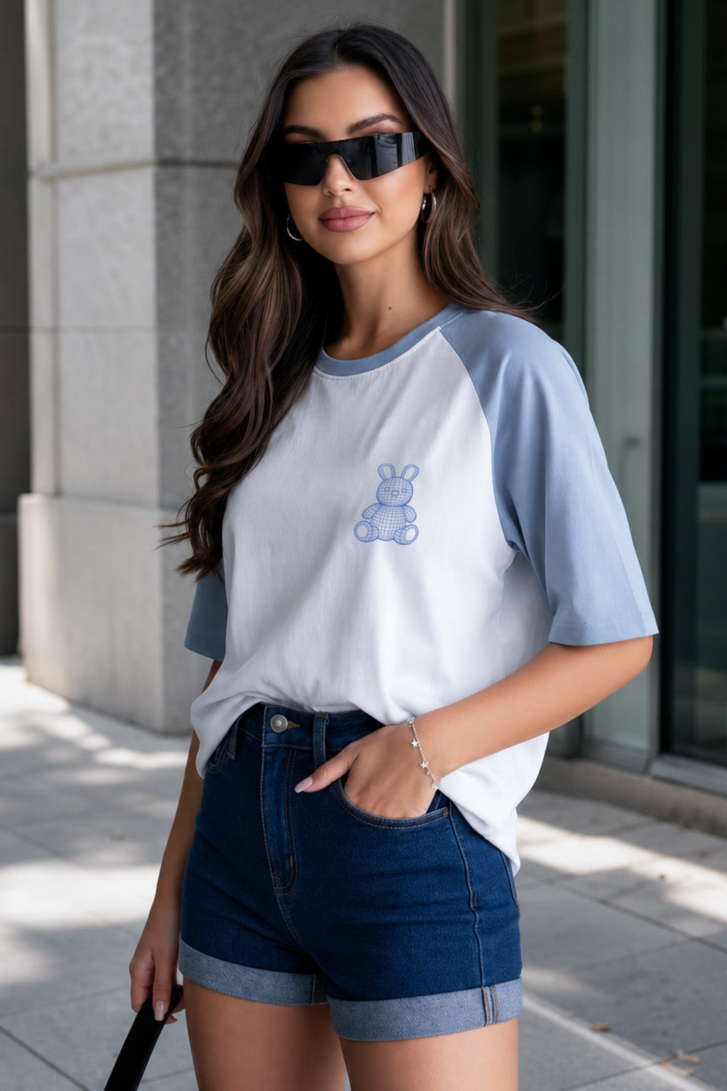 Teddy Dutch Canal Oversized Graphic T-Shirt