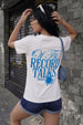 Gossip White Printed Regular Fit T-Shirt