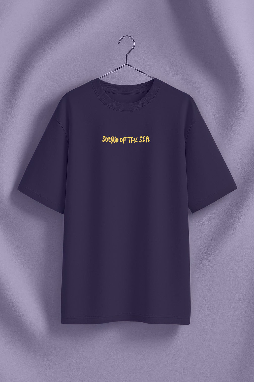 Sound Of Sea Future Dusk Oversized Printed T-Shirt
