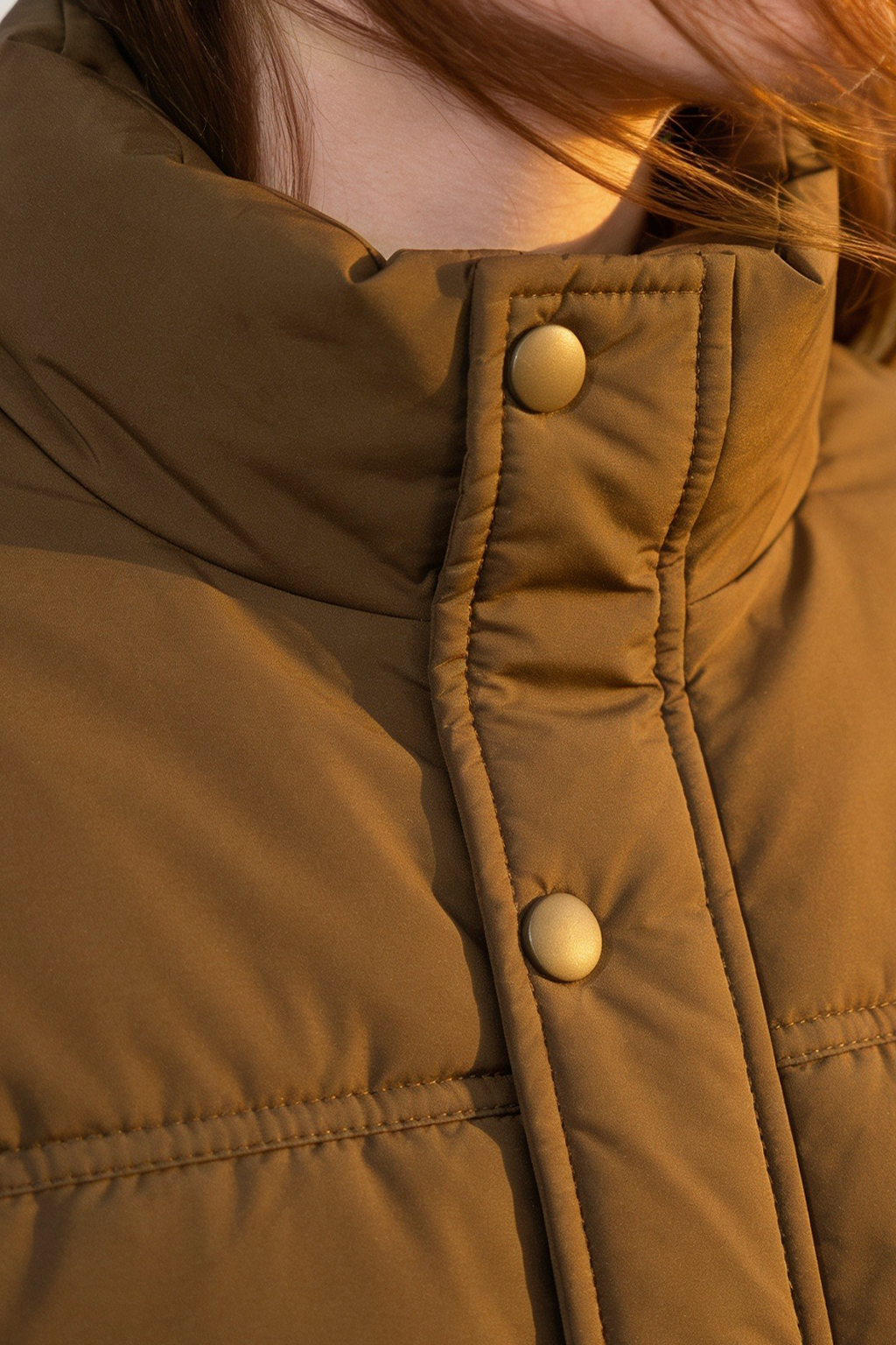 TOBACCO  LUXE PUFFER JACKET