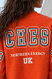 Tangerine Tango Crop Sweatshirt