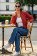 EVERYDAY RED BOMBER JACKET