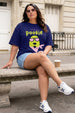 Pookie Royal Blue Plus Size Printed T-shirt