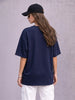 USA Navy Graphic Printed Oversized T-Shirt