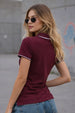 Stripe Collar Maroon Regular Fit Premium Pique Lycra Polo T-Shirt