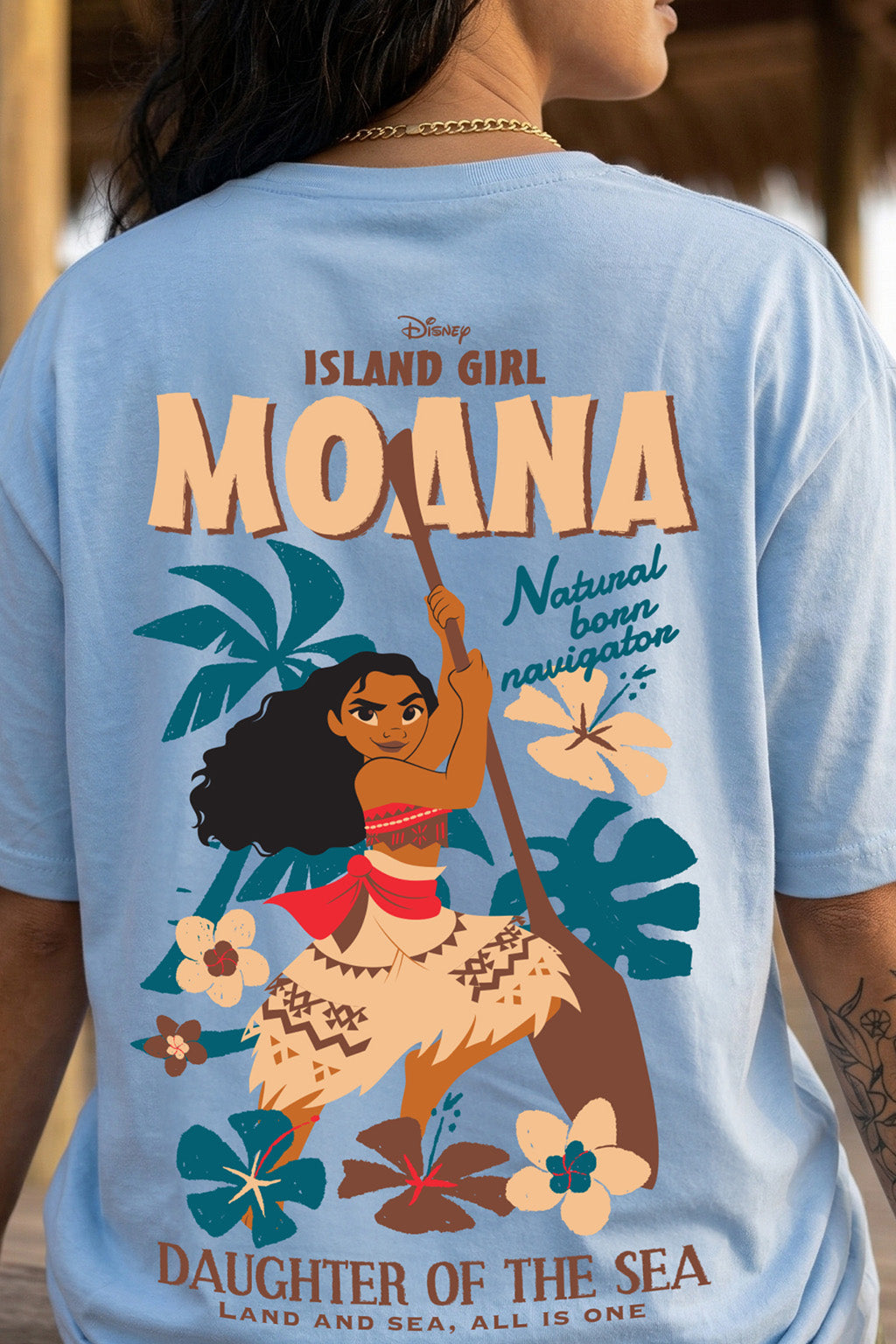 Adventure Moana Dutch Canal Oversized Fit Graphic T-Shirt