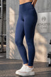 Navy Plain 2 Pocket Skin Fit Legging