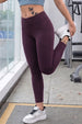 Wine Plain 2 Pocket Skin Fit Legging