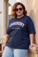 Juneberry Original Navy Plus Size T-shirt