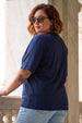 Juneberry Original Navy Plus Size T-shirt