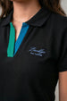 Brooklyn Black Regular Fit Premium Pique Lycra Polo T-Shirt