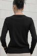 Black Plain Full Sleeve Regular Fit T-Shirt