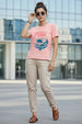 Donut Rosewater Printed Regular Fit T-Shirt