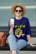 Pookie Royal Blue Plus Size Printed T-shirt