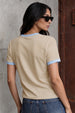Lazy Weekend Swanwhite Printed Regular Fit T-Shirt