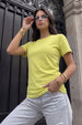 Limeade Plain Regular Fit T-Shirt