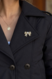 FLURRY BLACK CROPPED JACKET