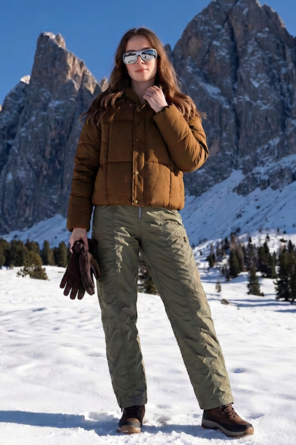 TOBACCO  LUXE PUFFER JACKET