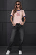 Oh Crab  Rosewater Printed Regular Fit T-Shirt