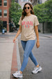 Atlanta Swanwhite Printed Regular Fit T-Shirt