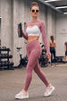 Mauve Plain 2 Pocket Skin Fit Legging