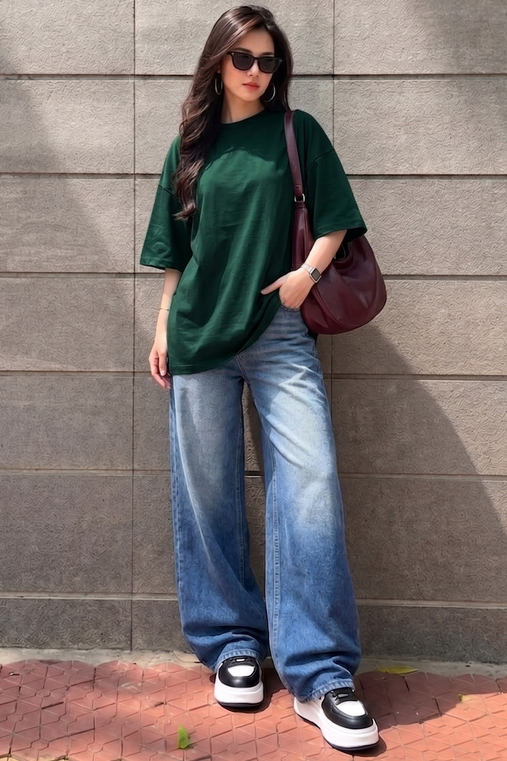 Green Oversized T-Shirt