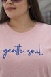 Gentle Soul Rose Water Plus Size Printed T-shirt
