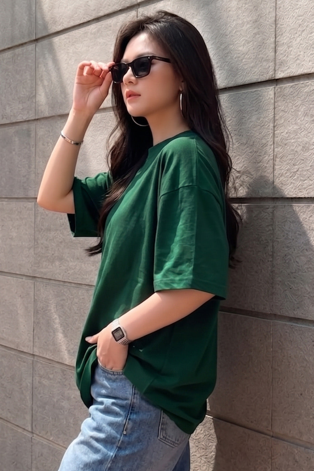 Green Oversized T-Shirt