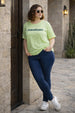 Remembrance Aloewash Plus Size Printed T-shirt