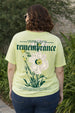 Remembrance Aloewash Plus Size Printed T-shirt