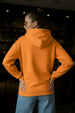 Keep Growing Graphic Printed Orange Oversized Hoodie