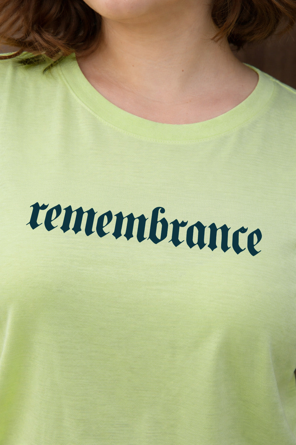 Remembrance Aloewash Plus Size Printed T-shirt
