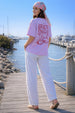 Disney Grogu Yoda Lilac Oversized Graphic T-Shirt