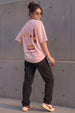 Apetito Rose Water Oversized Graphic T-Shirt