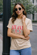 Atlanta Swanwhite Printed Regular Fit T-Shirt