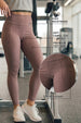 Mocha Textured 2 Pocket Skin Fit Legging