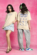 Self Care Swanwhite Oversized Graphic T-Shirt