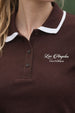 Los Anegeles Brown Regular Fit Premium Pique Lycra Polo T-Shirt