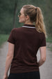 Los Anegeles Brown Regular Fit Premium Pique Lycra Polo T-Shirt