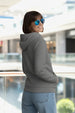 Plain Anthra Regular Fit Hoodie