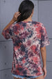 Rust Oversized Tie Die Printed T-Shirt